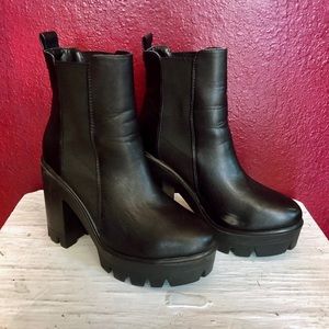 Platform booties